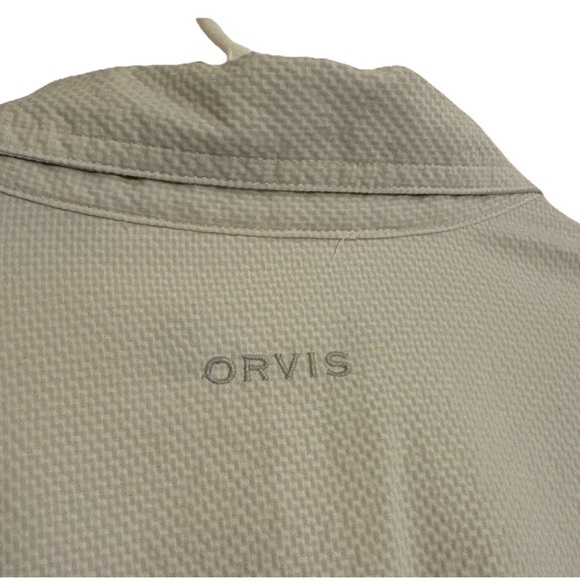 Orvis Open Air Caster Long-Sleeve White Button Shirt Men’s XLT Tall UPF50 Vented - Picture 5 of 14